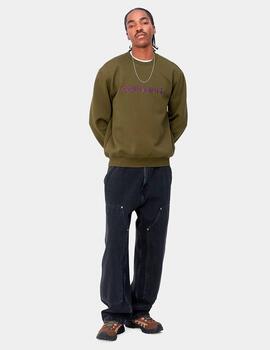 Sudadera CARHARTT SWEAT - Highland/Cassis