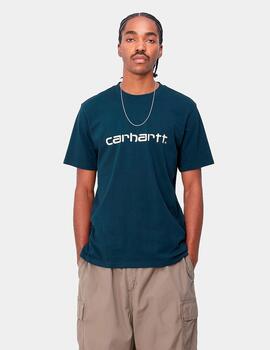 Camiseta CARHARTT SCRIPT - Squid/Salt