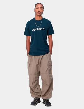 Camiseta CARHARTT SCRIPT - Squid/Salt