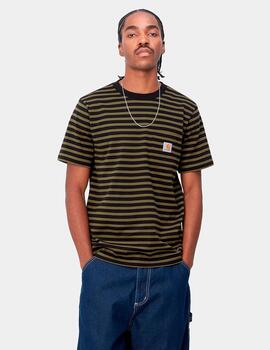 Camiseta CARHARTT SEIDLER POCKET - Highland/Black
