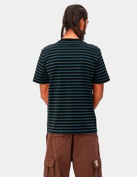Camiseta CARHARTT SEIDLER POCKET - Squid/Black
