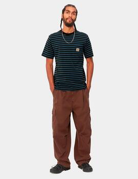 Camiseta CARHARTT SEIDLER POCKET - Squid/Black