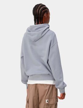 Sudadera CARHARTT W' HOODED CASEY - Mirror/Silver