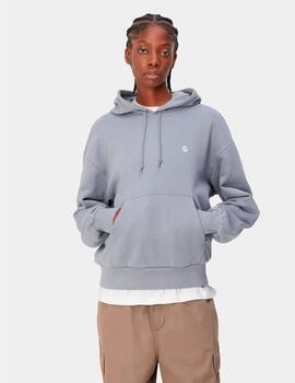 Sudadera CARHARTT W' HOODED CASEY - Mirror/Silver