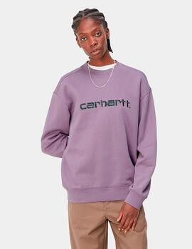 Sudadera W' CARHARTT SWEAT - Purple/Green