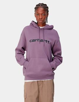 Sudadera W' HOODED CARHARTT - Purple/Green