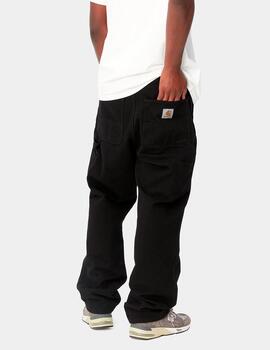 Pantalón CARHARTT WIP SINGLE KNEE - Black Rinsed
