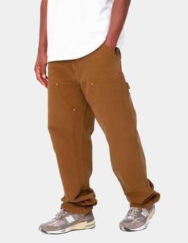 Pantalón CARHARTT DOUBLE KNEE - Deep H Brown Aged Canvas