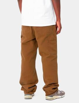 Pantalón CARHARTT DOUBLE KNEE - Deep H Brown Aged Canvas