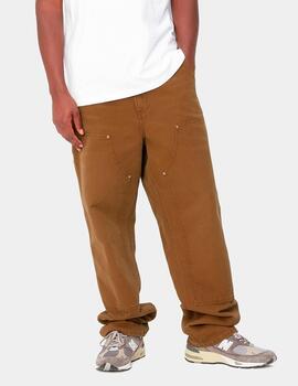 Pantalón CARHARTT DOUBLE KNEE - Deep H Brown Aged Canvas