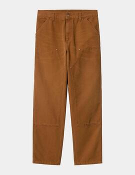 Pantalón CARHARTT DOUBLE KNEE - Deep H Brown Aged Canvas