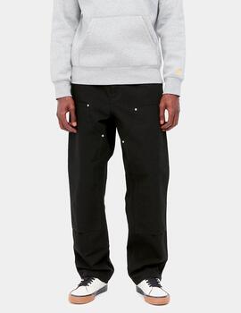 Pantalón CARHARTT WIP DOUBLE KNEE - Black Rinsed