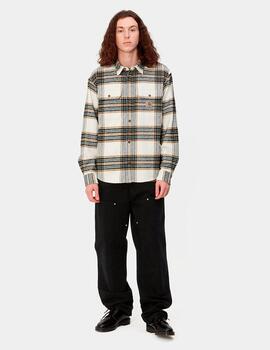 Pantalón CARHARTT DOUBLE KNEE - Black Aged Canvas