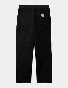 Pantalón CARHARTT DOUBLE KNEE - Black Aged Canvas