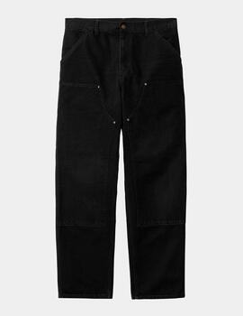 Pantalón CARHARTT DOUBLE KNEE - Black Aged Canvas