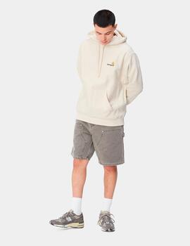 Sudadera Capucha CARHARTT AMERICAN SCRIPT - Natural