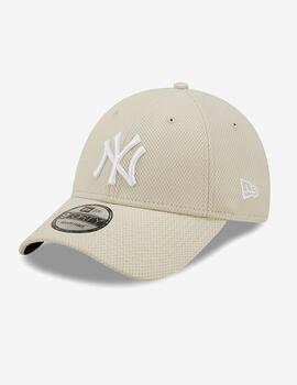 Gorra NEW ERA 940 DIAMOND ERA NEYYAN - Stone/White