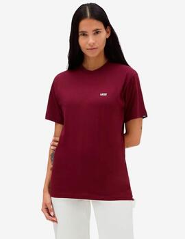 Camiseta VANS LEFT CHEST LOGO - Blackberry Wine