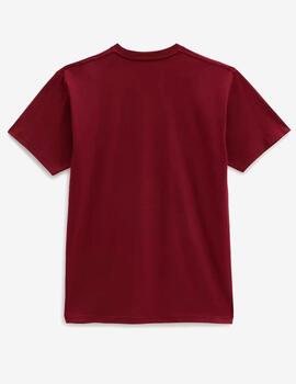 Camiseta VANS LEFT CHEST LOGO - Blackberry Wine