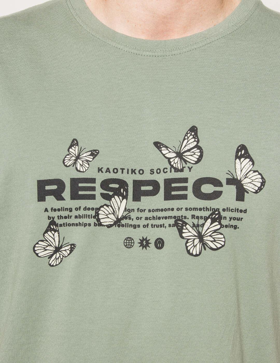 Camiseta KAOTIKO WASHED RESPECT - Army