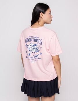 Camiseta KAOTIKO WASHED GOOD THINGS - Pink