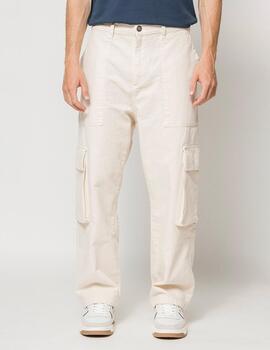 Pantalón KAOTIKO CARGO RELAXED CANVAS - Ivory