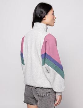 Sudadera Crew KAOTIKO NASHVILLE - Gray/Cherry/Grape