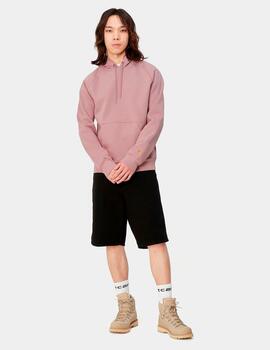 Sudadera Capucha CARHARTT CHASE SWEAT- Glassy Pink / Gold