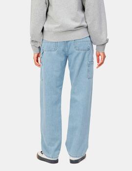 Pantalón CARHARTT WIP W' PIERCE - Blue Stone Bleached