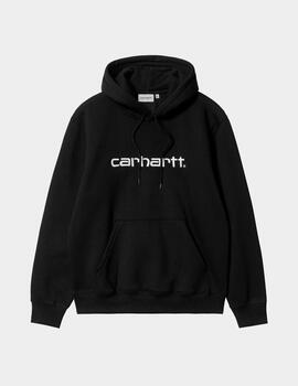 Sudadera Cap. CARHARTT WIP SWEAT- Black / White