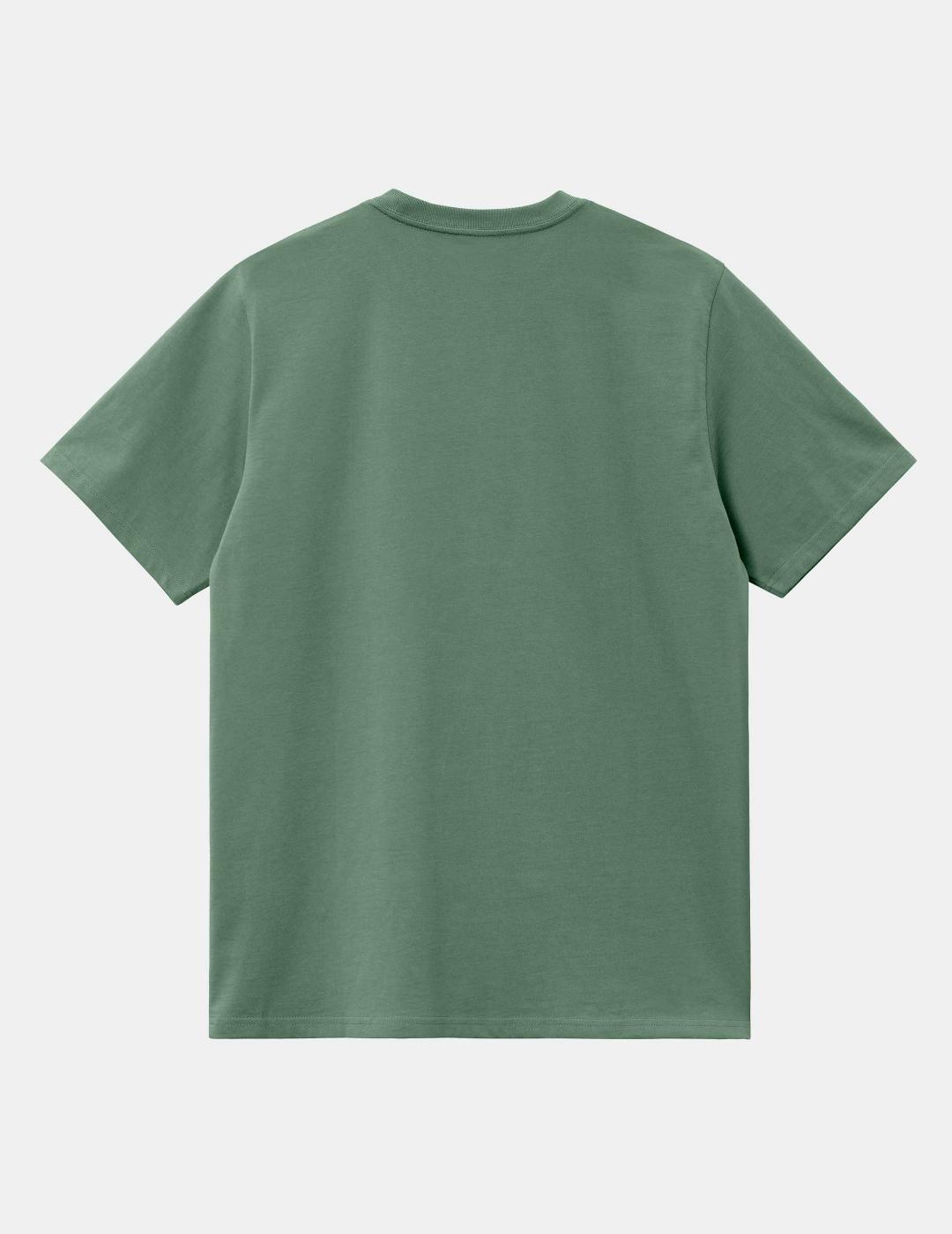 Camiseta CARHARTT WIP SCRIPT EMBROIDERY - Park / White