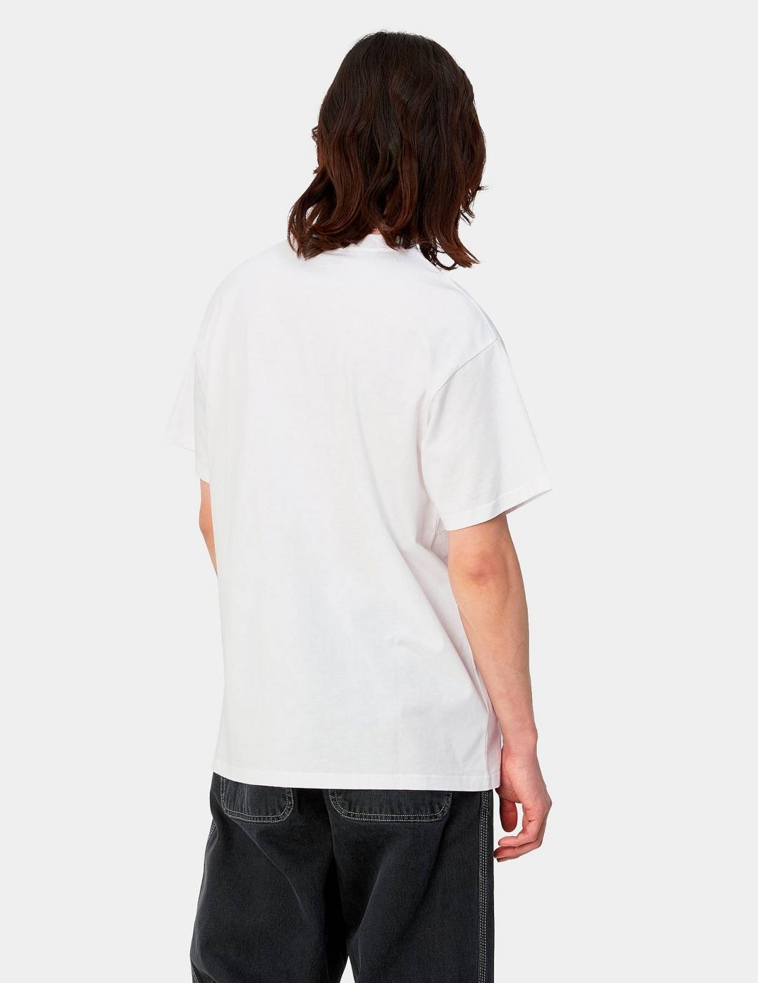 Camiseta CARHARTT WIP SCRIPT EMBROIDERY - White/Black
