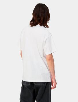 Camiseta CARHARTT SCRIPT EMBROIDERY - White/Black