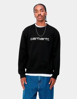 Sudadera CARHARTT WIP SWEAT- Black / White