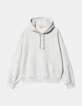 Sudadera CARHARTT W' HOODED CASEY- Ash Heather / Silver