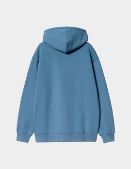 Sudadera W' HOODED CARHARTT - Sorrent / Glassy Pin