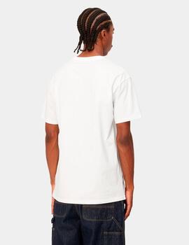Camiseta CARHARTT CHASE- White / Gold