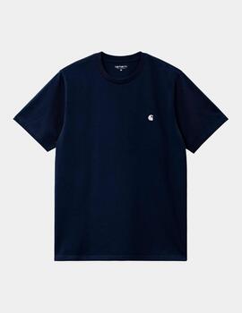 Camiseta CARHARTT MADISON - Dark Navy / White