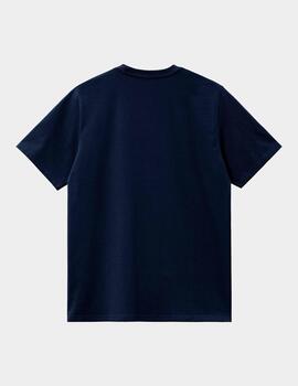 Camiseta CARHARTT MADISON - Dark Navy / White