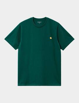 Camiseta CARHARTT CHASE- Chervil / Gold