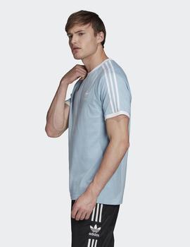 Camiseta Adidas 3 STRIPES - Azul claro