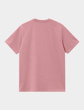Camiseta CARHARTT CHASE- Glassy Pink / Gold