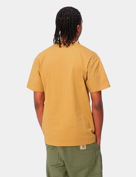 Camiseta CARHARTT CHASE- Sunray / Gold