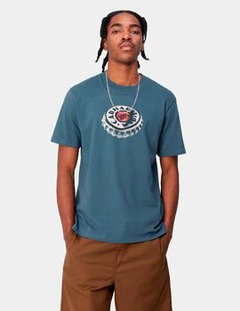 Camiseta CARHARTT WIP BOTTLE CAP - Naval