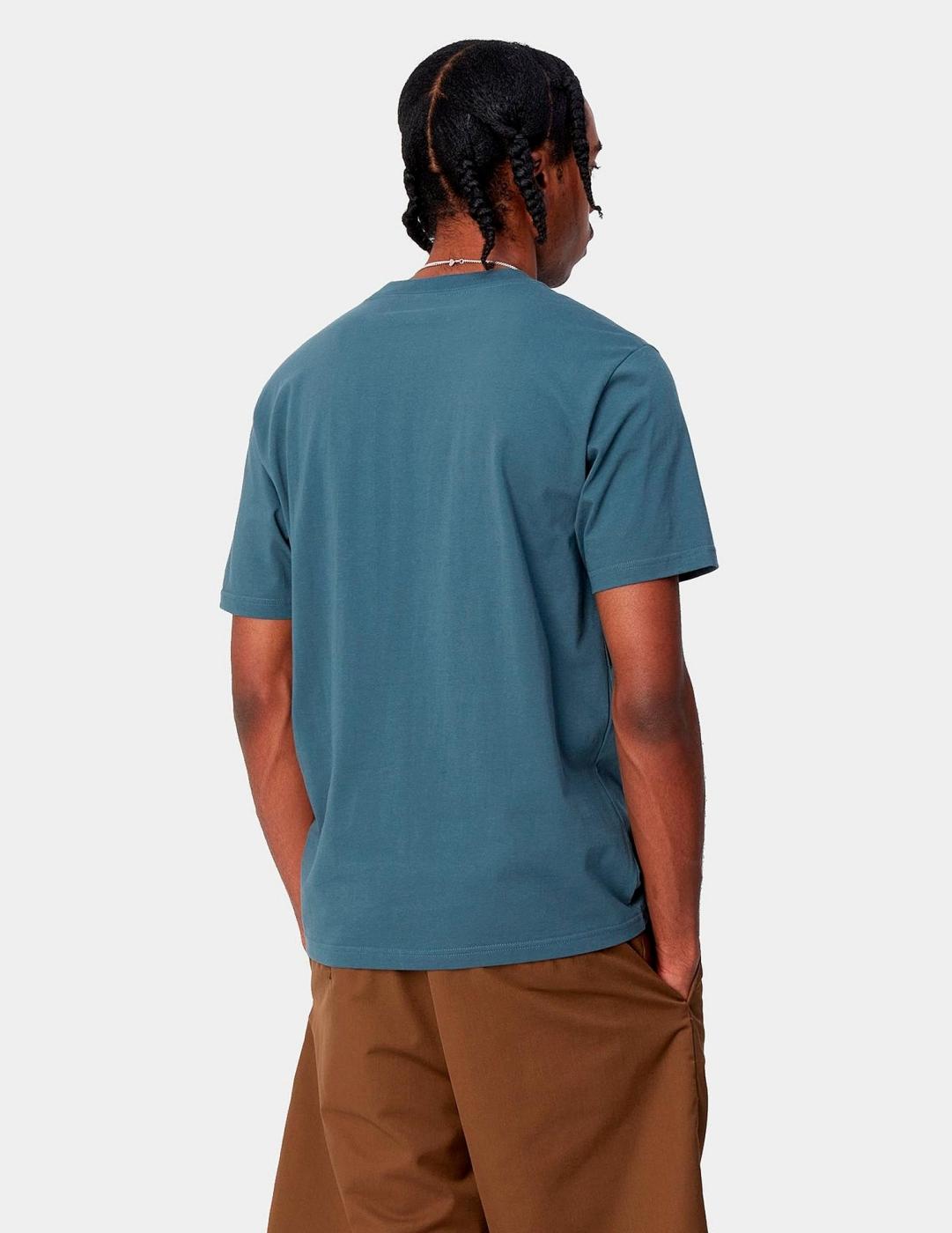 Camiseta CARHARTT WIP BOTTLE CAP - Naval