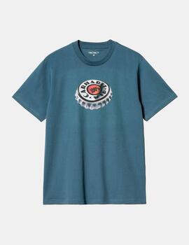 Camiseta CARHARTT WIP BOTTLE CAP - Naval