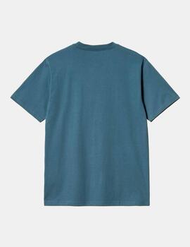 Camiseta CARHARTT WIP BOTTLE CAP - Naval