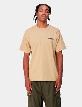 Camiseta CARHARTT INK BLEED - Sable / Tobacco