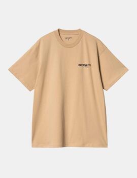 Camiseta CARHARTT INK BLEED - Sable / Tobacco