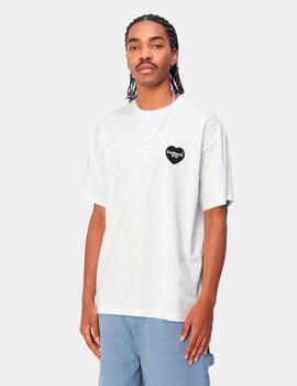 Camiseta CARHARTT HEART BANDANA - White / Black